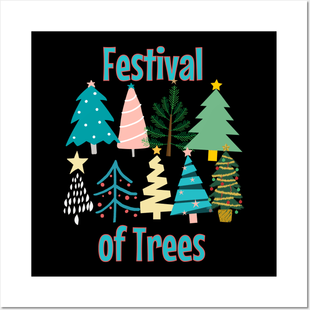 Festival Of Trees Wall Art by BroXmas